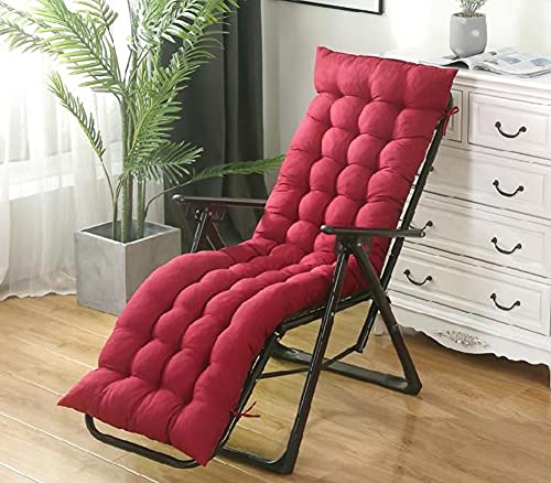 Red 48 inch Thicken Washable Patio Bench Cushion C965