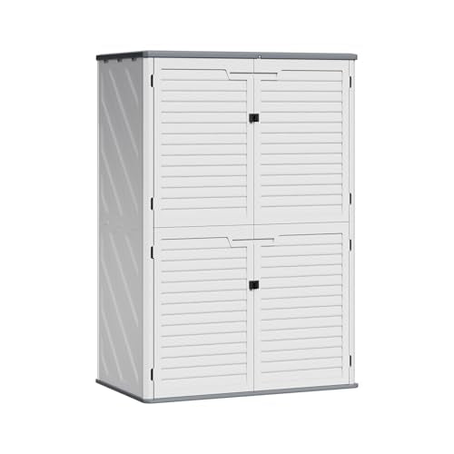 64 Cu.Ft Outdoor Resin Storage Cabinet Z1228