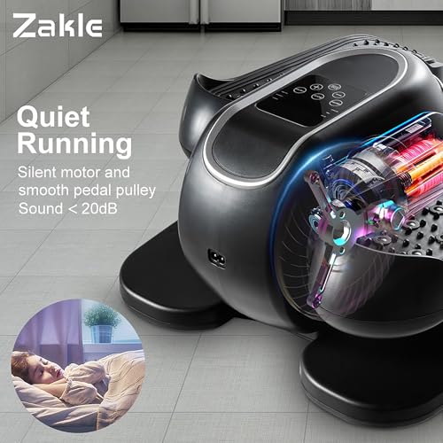 Under Desk Elliptical Machine with Remote Control & 12 Adjustable Speeds G474