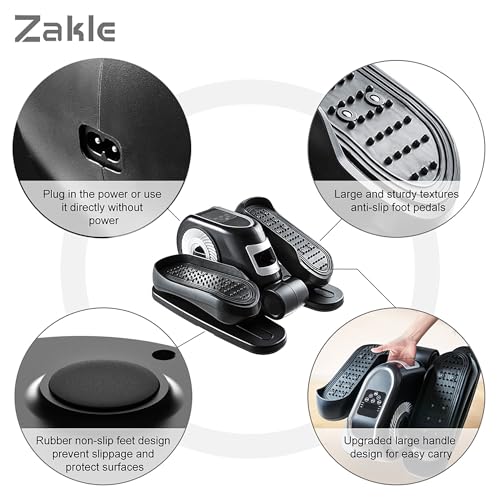 Under Desk Elliptical Machine with Remote Control & 12 Adjustable Speeds G474