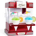 Red Snow Cone Maker with 2 Reusable Cones & Ice Scoop D332072