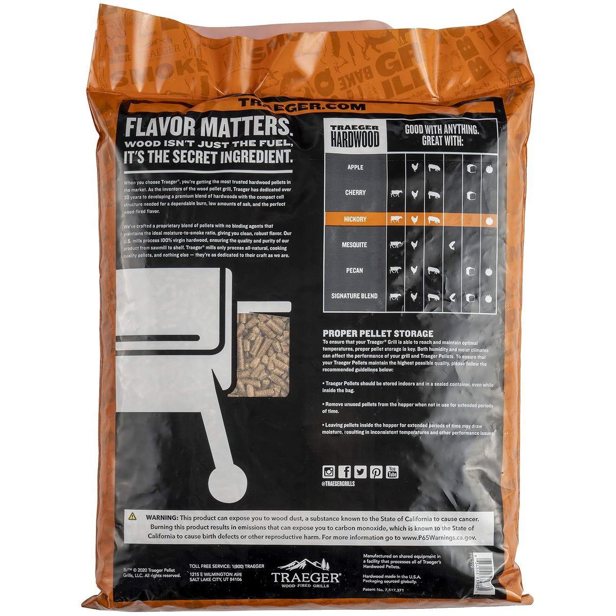 30lb and 20lb 100% All-Natural Wood Pellets H2865
