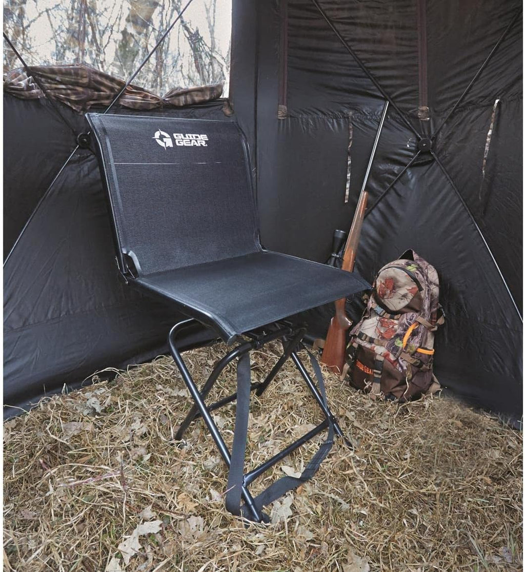 Portable Folding Hunting Blind Chair with Spin Swivel, 500-lb. Capacity P94657
