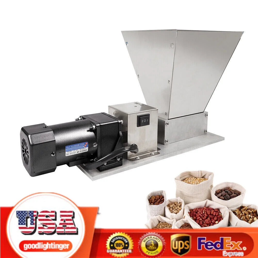 Electric Grain Mill 60W 2 Roller with Hopper X711873