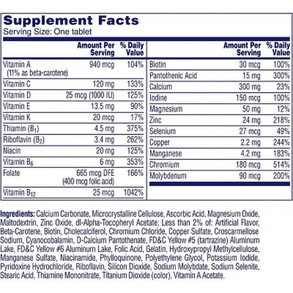Women'S 50+ Multivitamin 300 Ct. O771346
