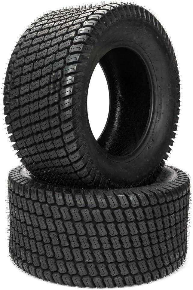 Set of 2 24x12.00-12 Lawn Mower Tires 4 Ply Tubeless K956636
