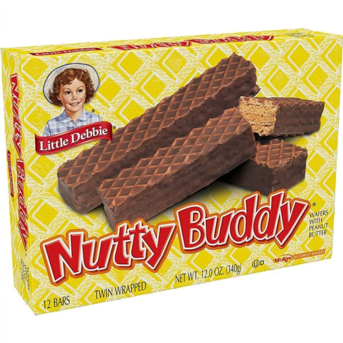 12-Boxes Peanut Butter Wafer Bars K688606