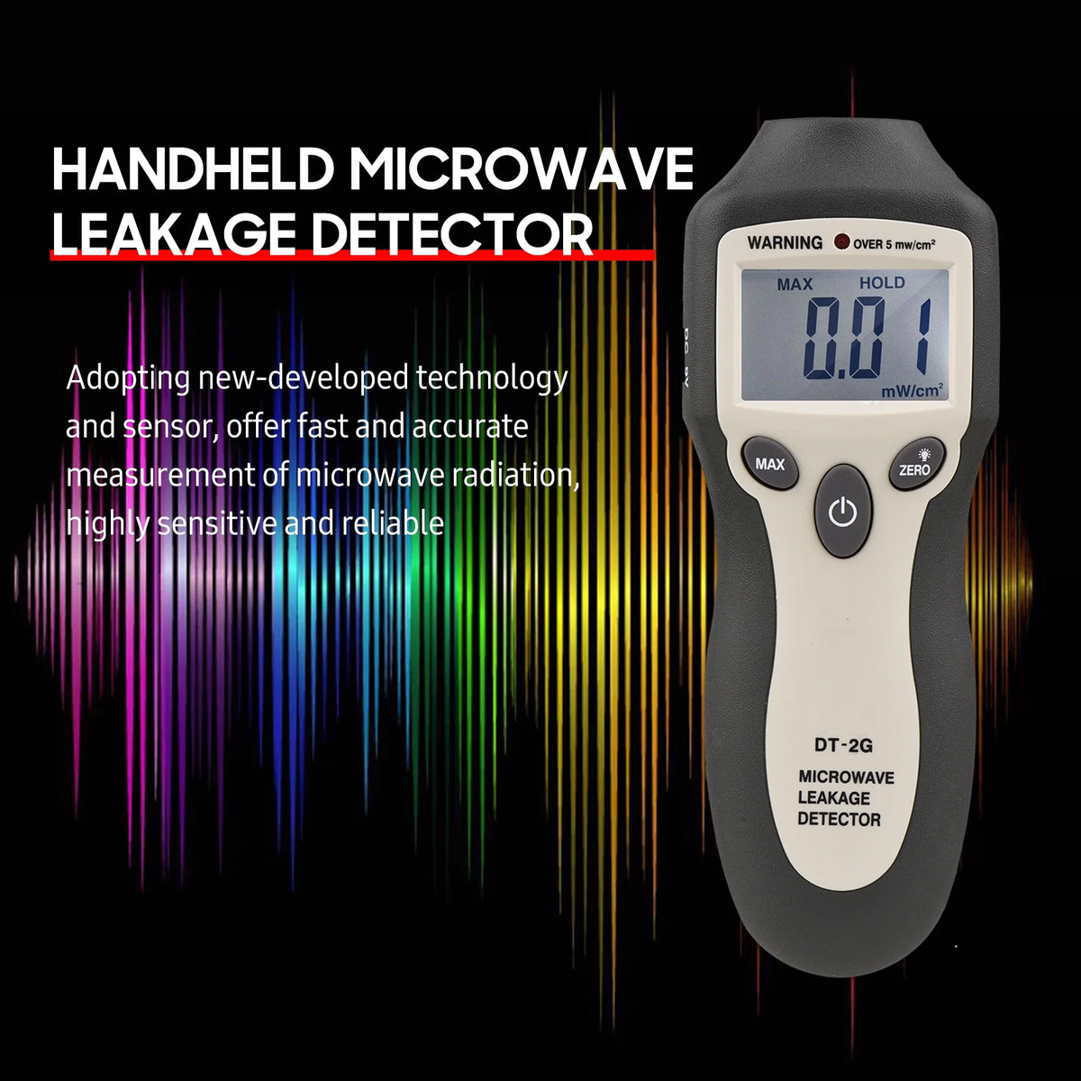 Handheld Microwave Leakage Detector with Digital LCD Display V9485