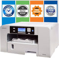 White Sublimation Printer Starter Bundle with Inks, Paper, Tapes, Blanks Pack & Dust Cover D909