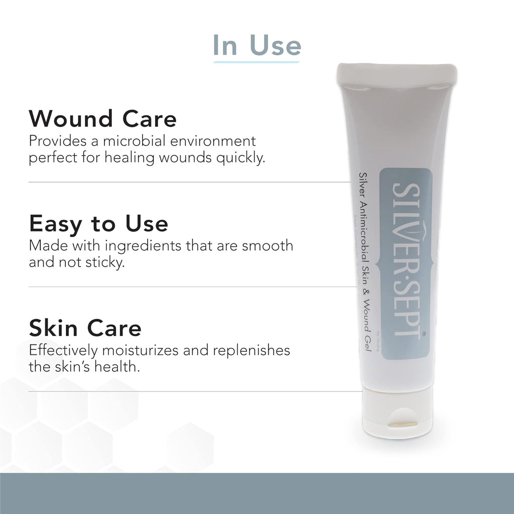 Silver Skin and Wound Gel, 3 oz. Tube I97516