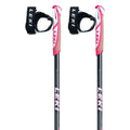 Carbon Nordic Walking Poles White Red Black (Pair) P7856