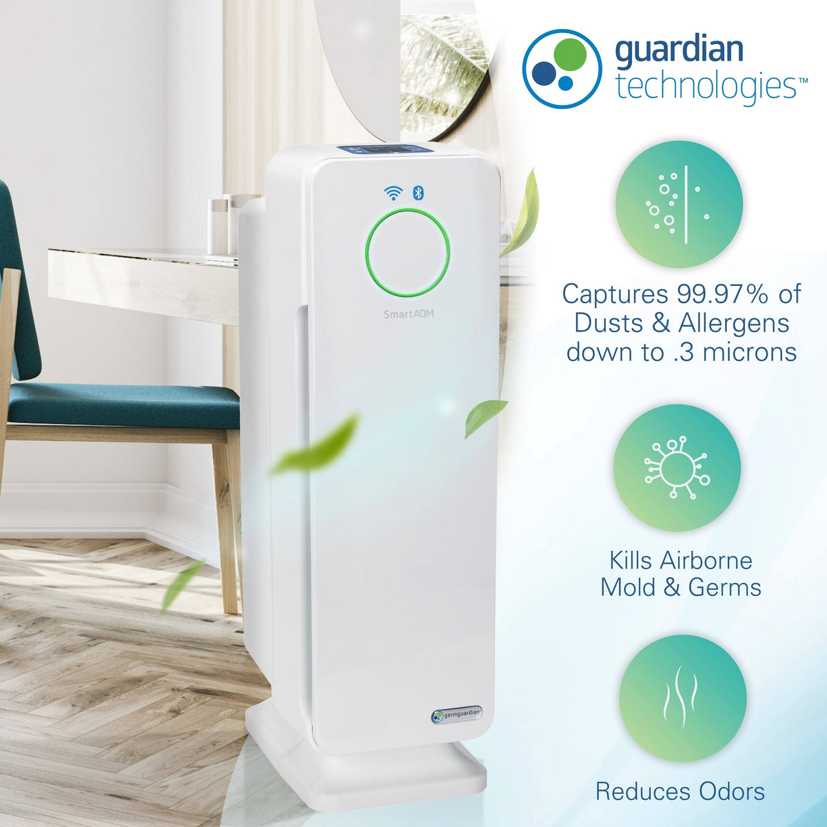 WiFi Smart 4-in-1 Air Purifier with HEPA Filter Y789831
