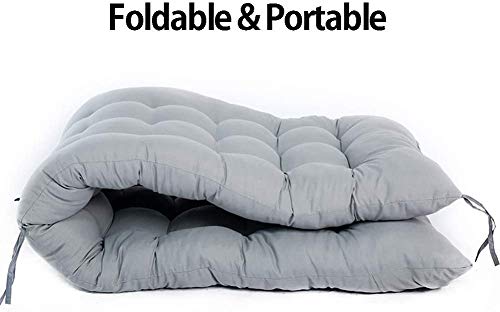 Red 48 inch Thicken Washable Patio Bench Cushion C965