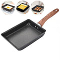 Nonstick Square Frying Pan 6.3 x 7.8 inch Black O71290