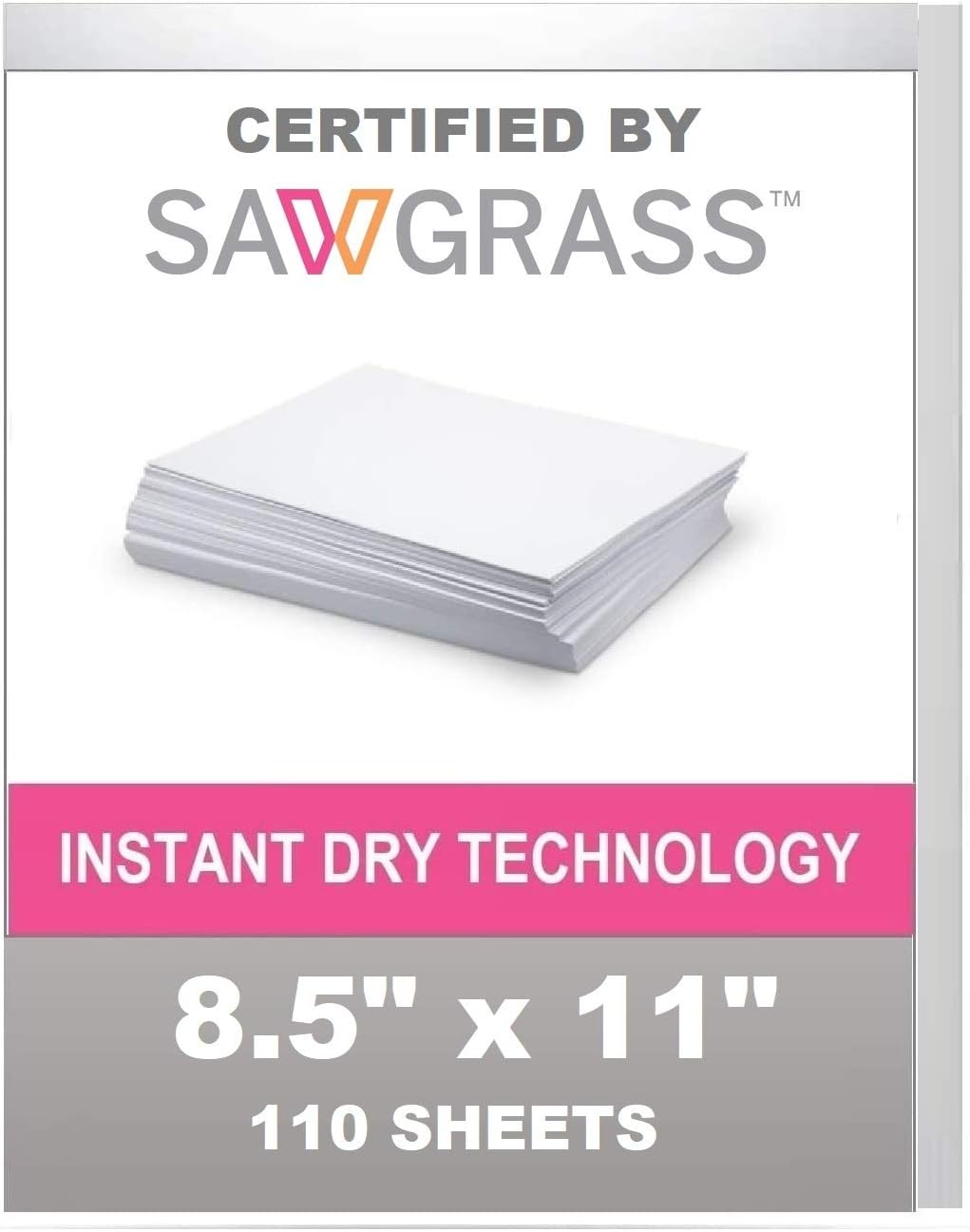 White Sublimation Printer Starter Bundle with Inks, Paper, Tapes, Blanks Pack & Dust Cover D909