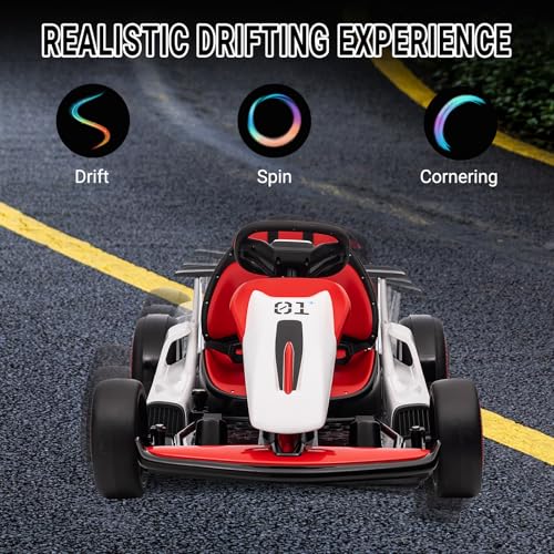 24V Electric Drift Kart with 2X200W Motor, 7AH Battery D991636