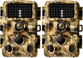 2-Pack Night Vision Trail Cameras 20MP 1296P Waterproof U698