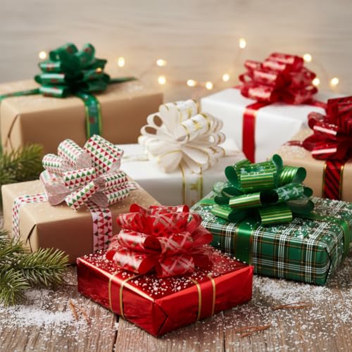 27PCS Christmas Gift Wrap Bows T460