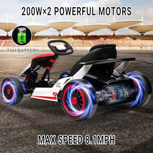 24V Electric Drift Kart with 2X200W Motor, 7AH Battery D991636