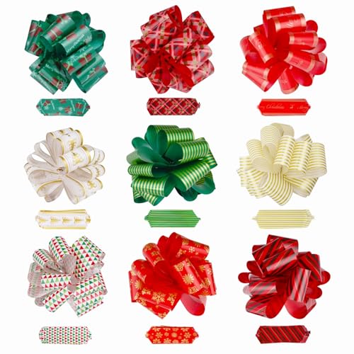 27PCS Christmas Gift Wrap Bows T460
