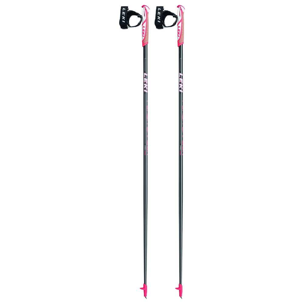 Carbon Nordic Walking Poles White Red Black (Pair) P7856