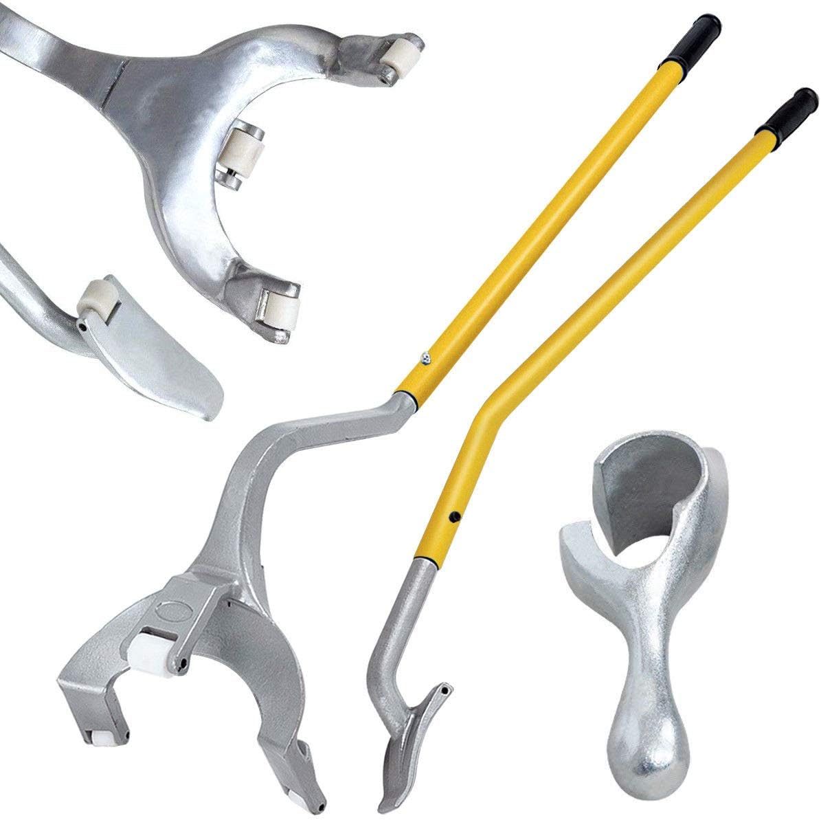 Steel Tire Mount Demount Tool Kit with Bead Breaker (Blue) K4066