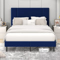 Queen Velvet Upholstered Bed Frame Q2476