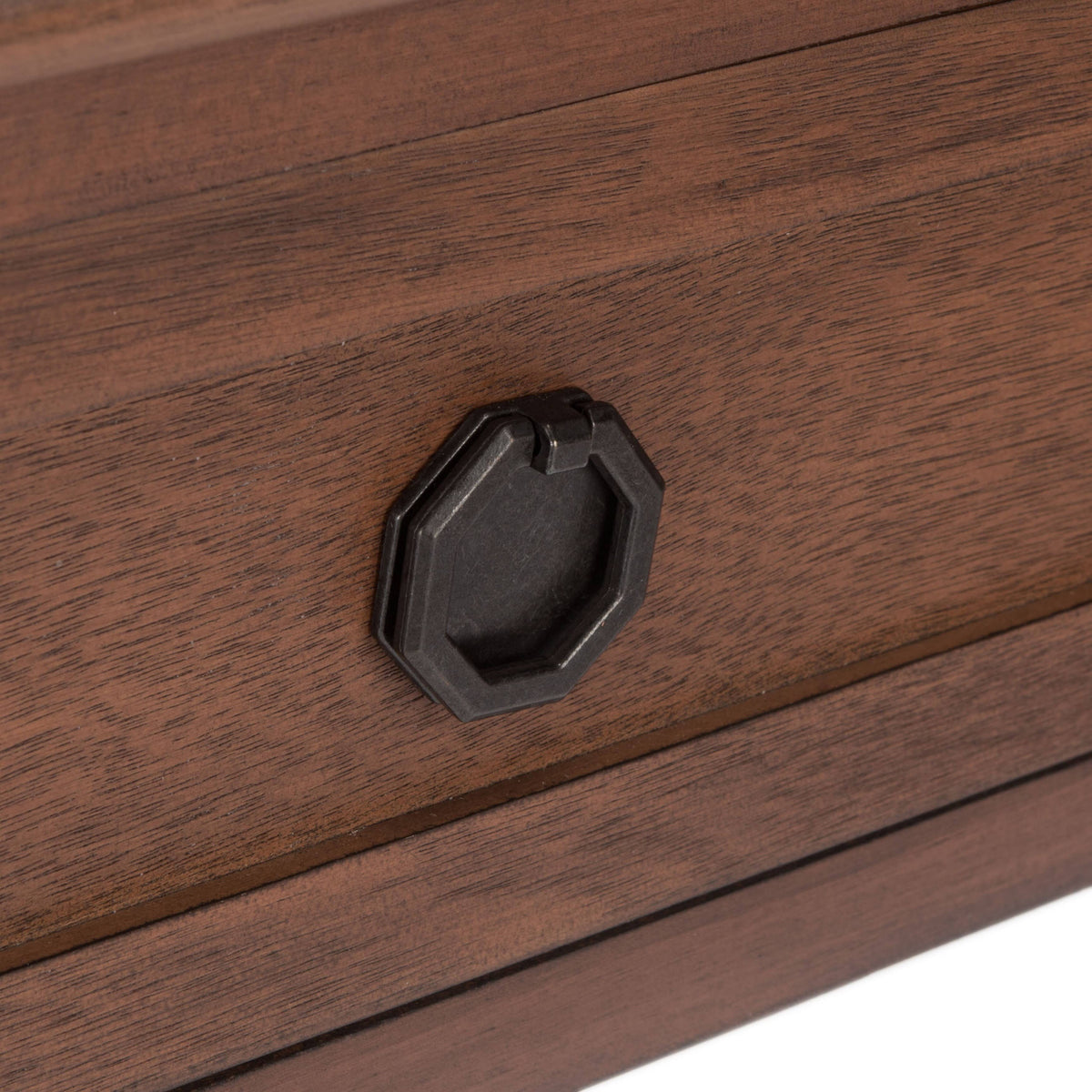 Brown 2 Drawer Console Table Q647