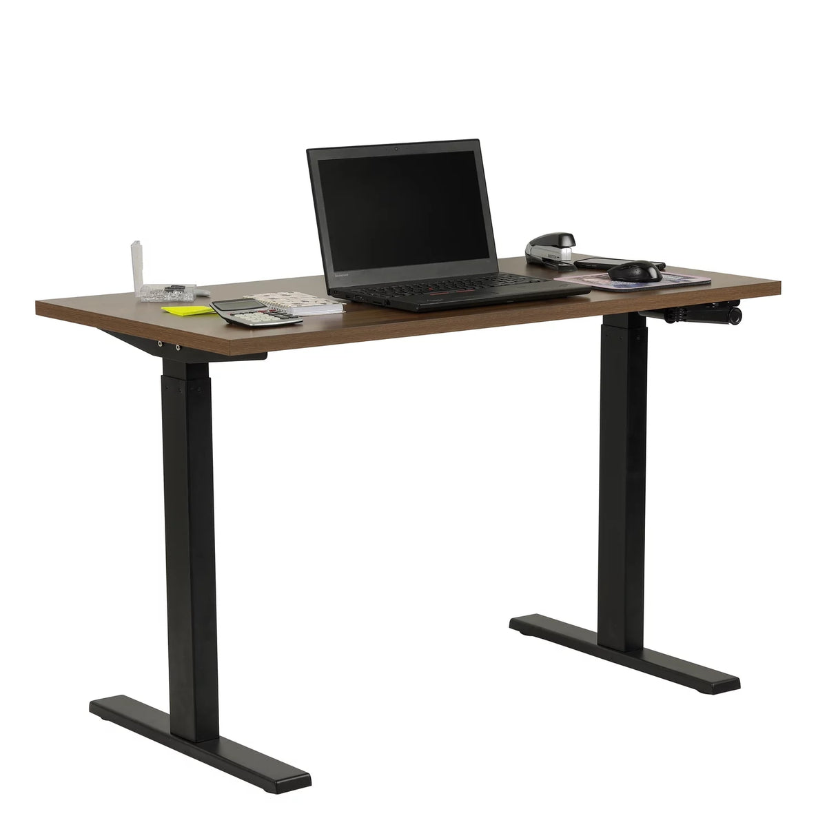Adjustable Desk with Privacy Screen and Three Drawer Mobile File O5941