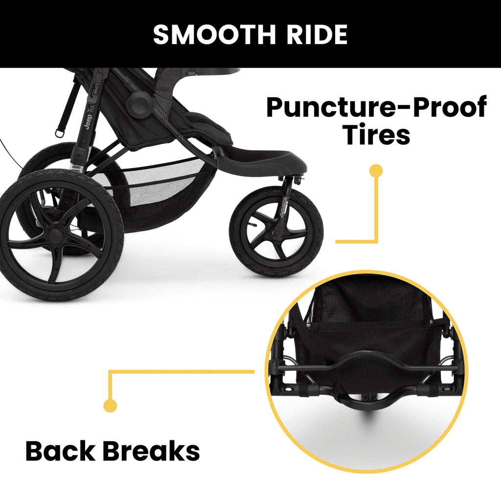 Black Jogging Stroller M602