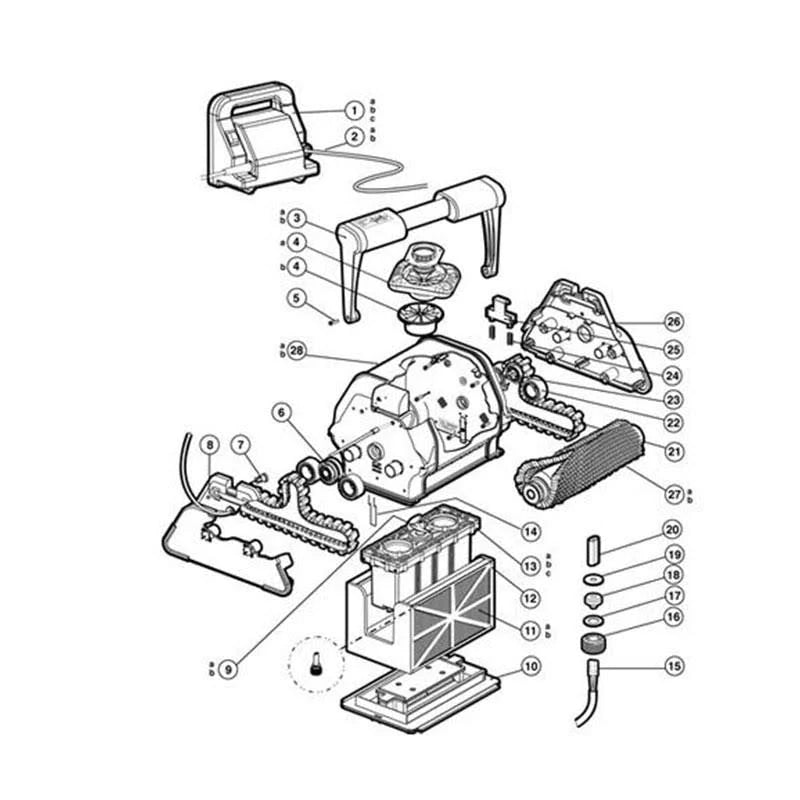 Robotic Swimming Pool Vacuum D24080