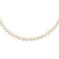 14K Yellow Gold Akoya Cultured Pearl Necklace 18" Z9272