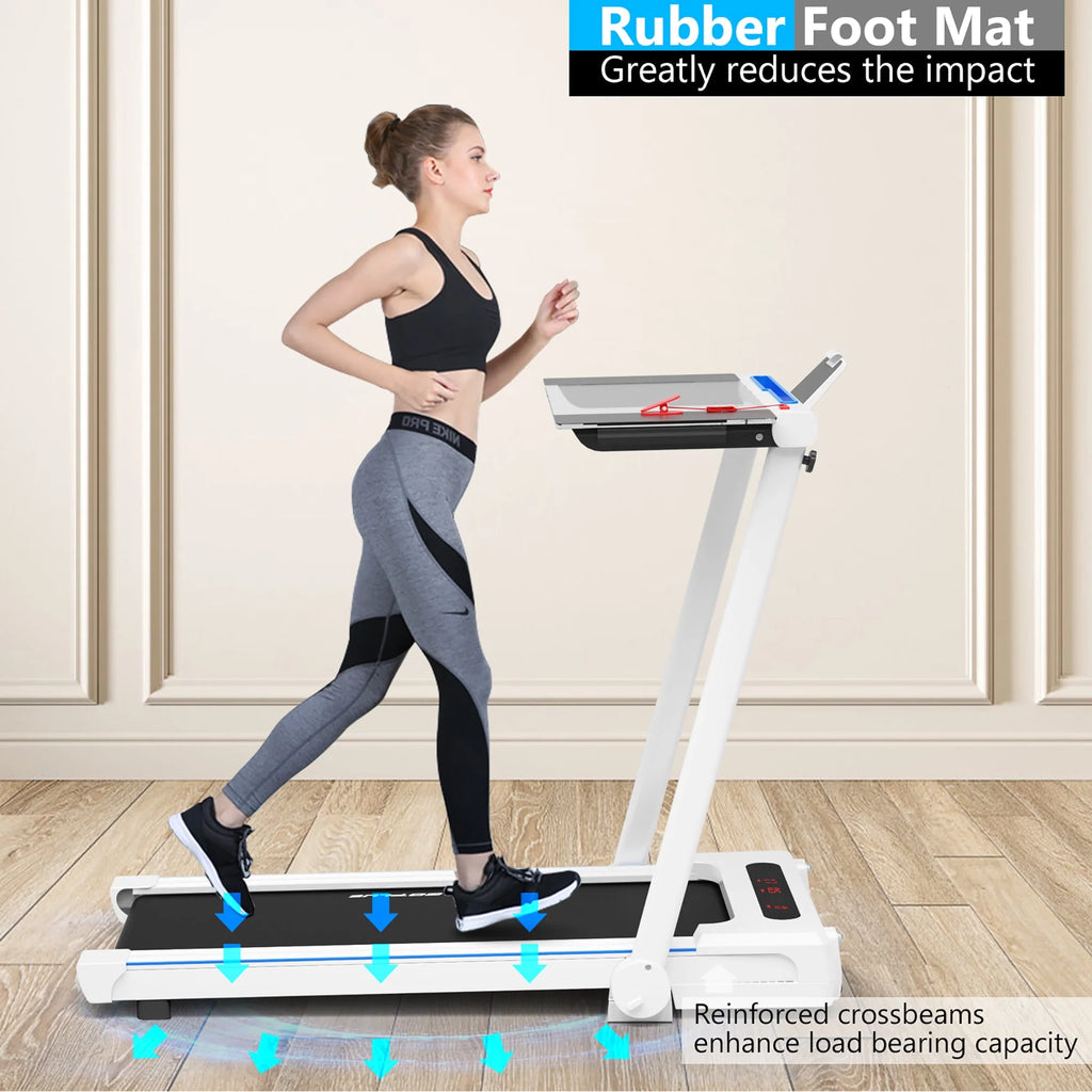 2.25HP 3-in-1 Folding Treadmill White P132