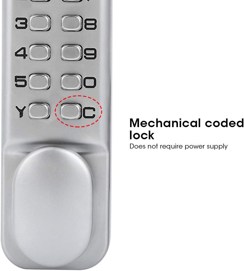Zinc Alloy Mechanical Password Door Lock Set W645
