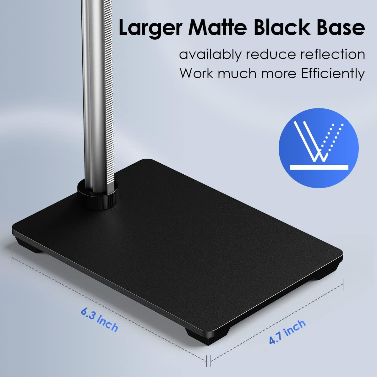 Microscope Base Stand, Aluminum Alloy, Pack of 2 C157