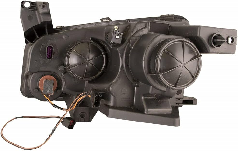 Headlight Assembly Pair with Bulbs for Dodge Charger V75252