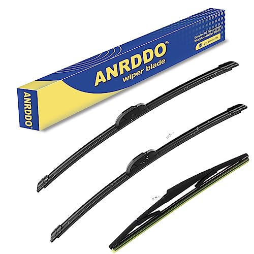 3 Wipers Replacement Windshield Wiper Blades Set 26"+22"+11" T32297
