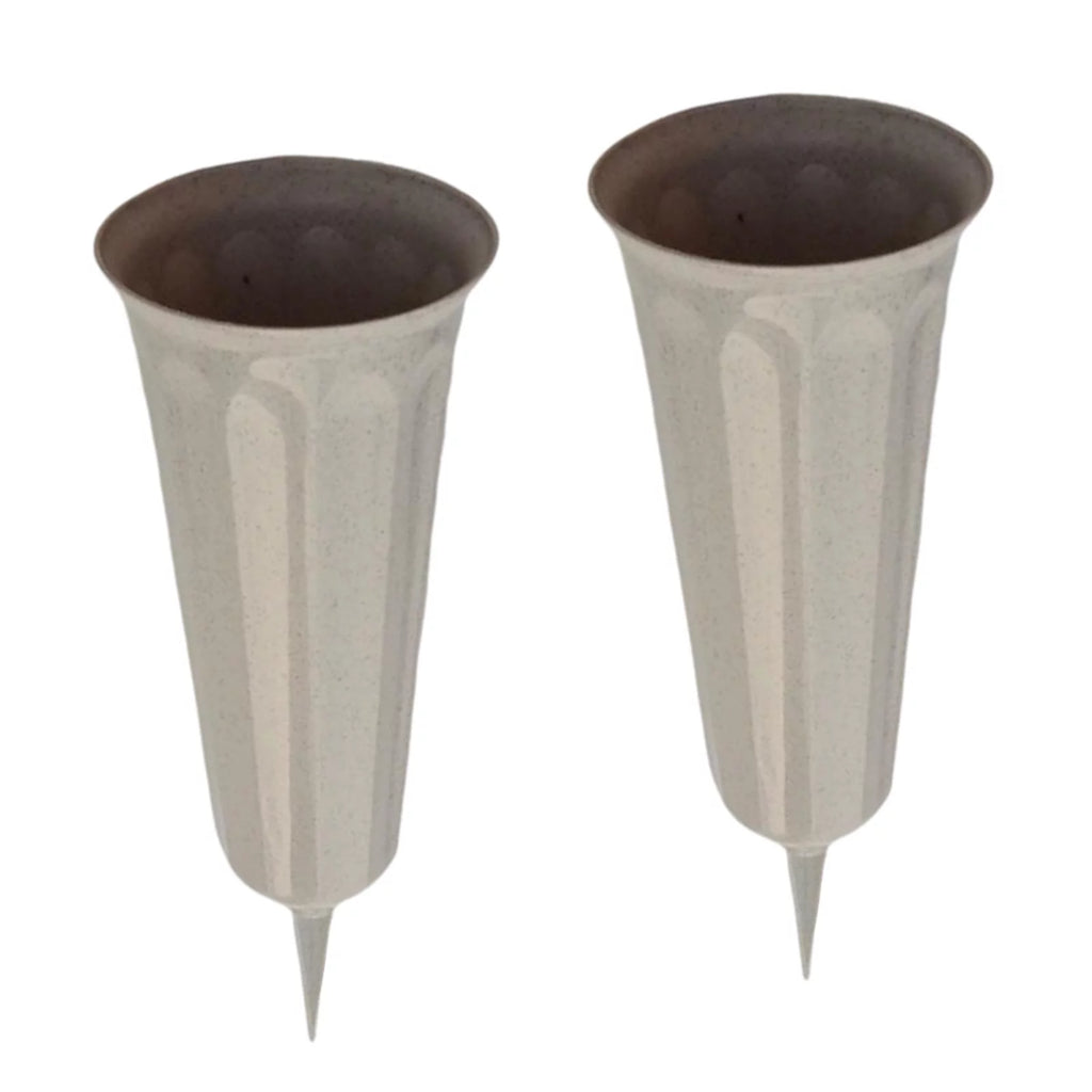 26cm Fluted Flower Vases Stake K513