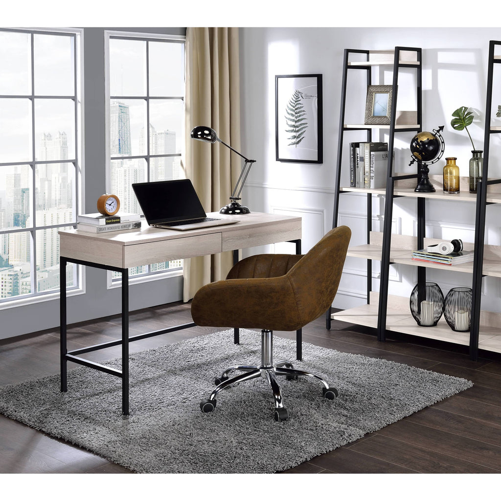 Natural & Black Desk N561002