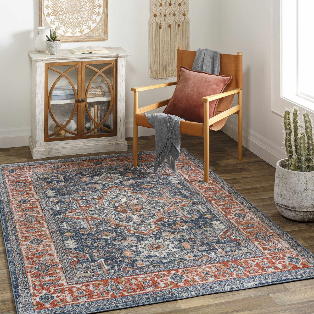Gray 9'2 x 12' Area Rug X3807