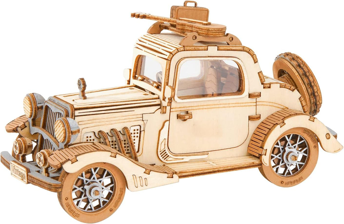 Vintage Car 3D Wooden Puzzle Model Kit U99262