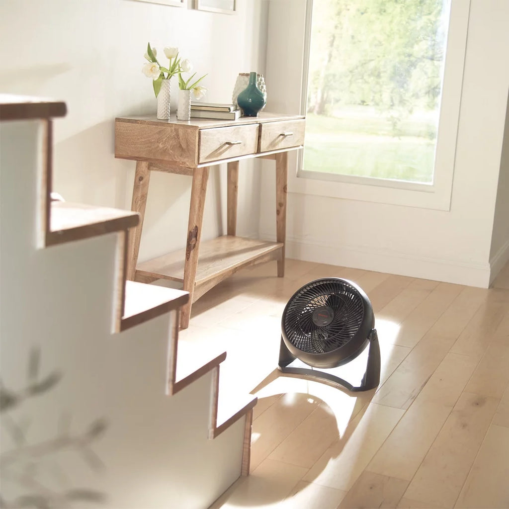Black 3 Speed Electric Floor Fan S243