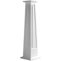 24x22W x 4&H Craftsman Square Tapered Raised Panel Column with Standard Capital & Base I781072
