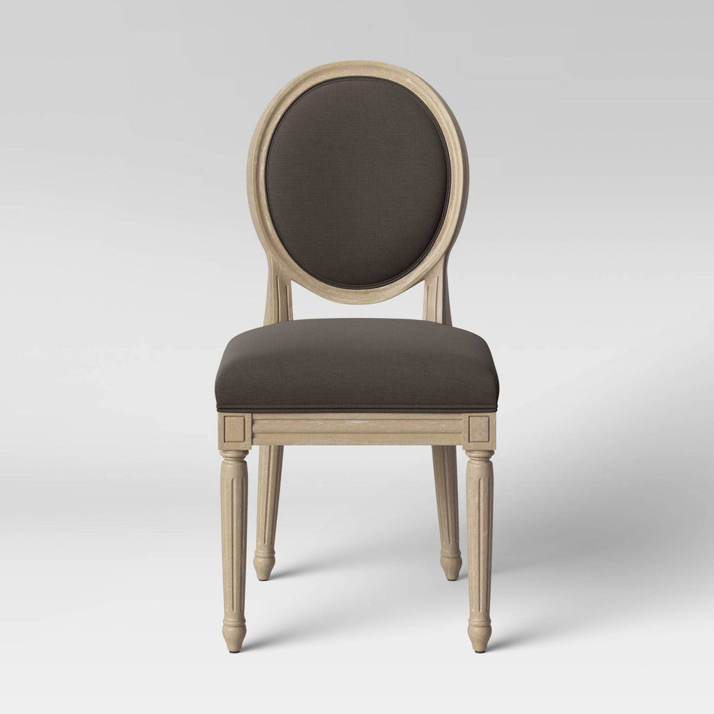 Oval Back Dining Chair Gray N204658