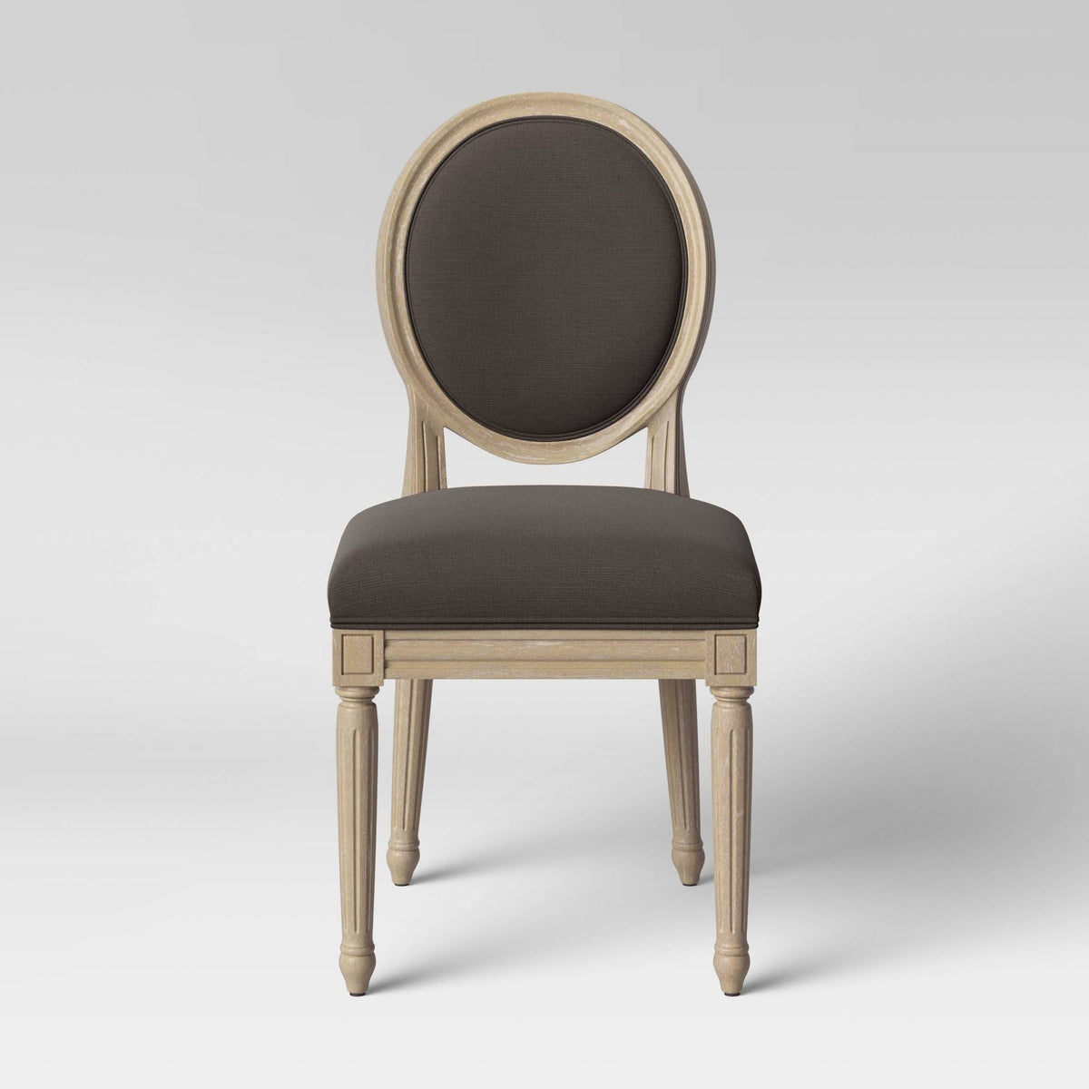 Oval Back Dining Chair Gray N204658