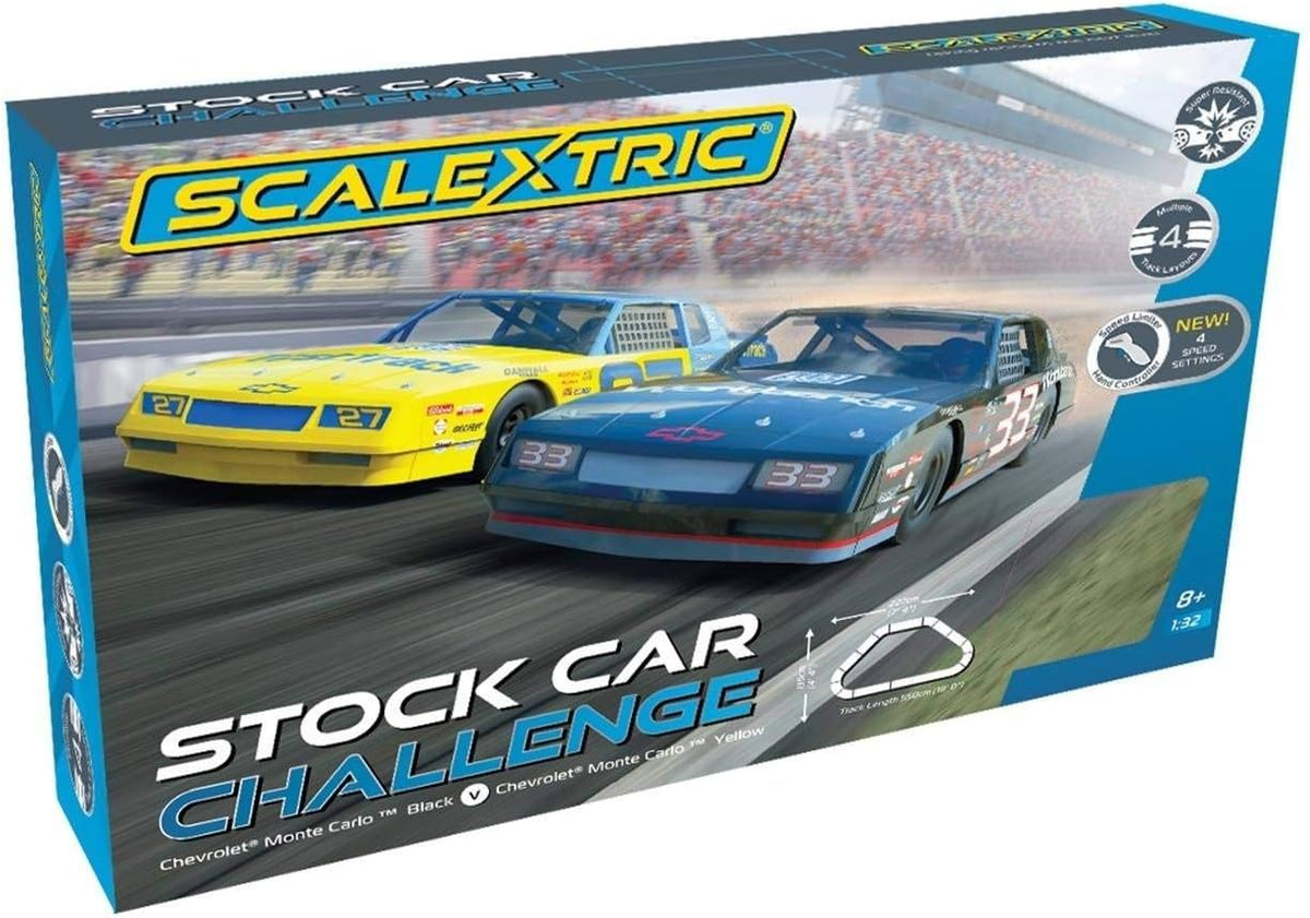 1:32 Slot Car Race Track Set Yellow Black W635895