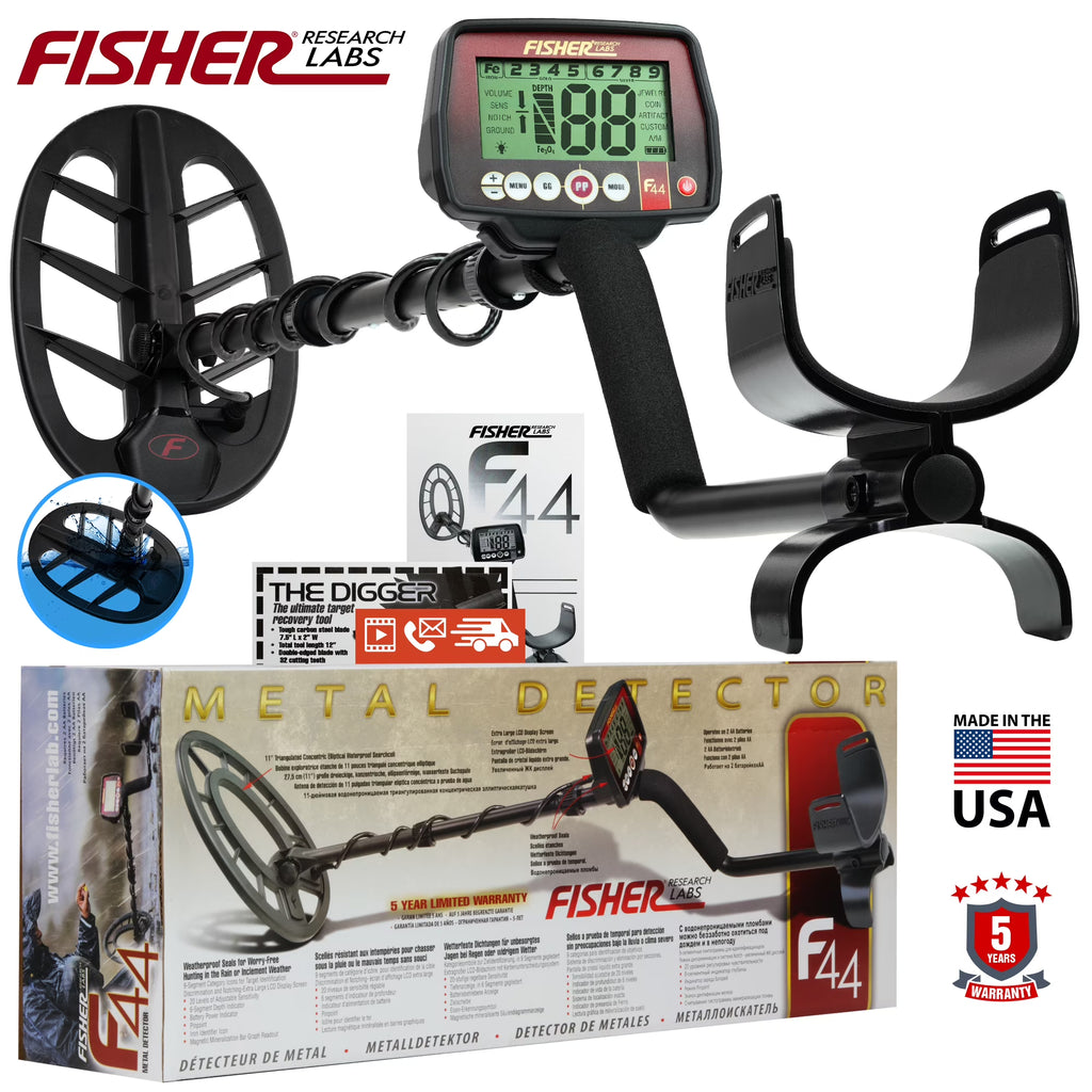 Metal Detector with 11" DD Waterproof Search Coil H421