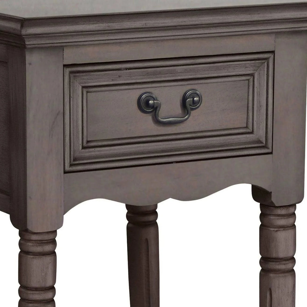 Antiqued Solid Wood Night Stand H815530