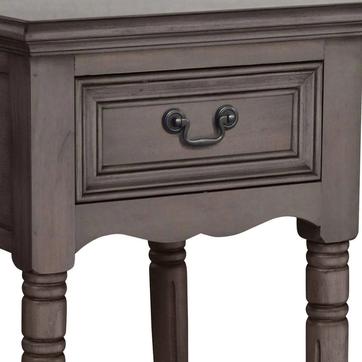 Antiqued Solid Wood Night Stand H815530