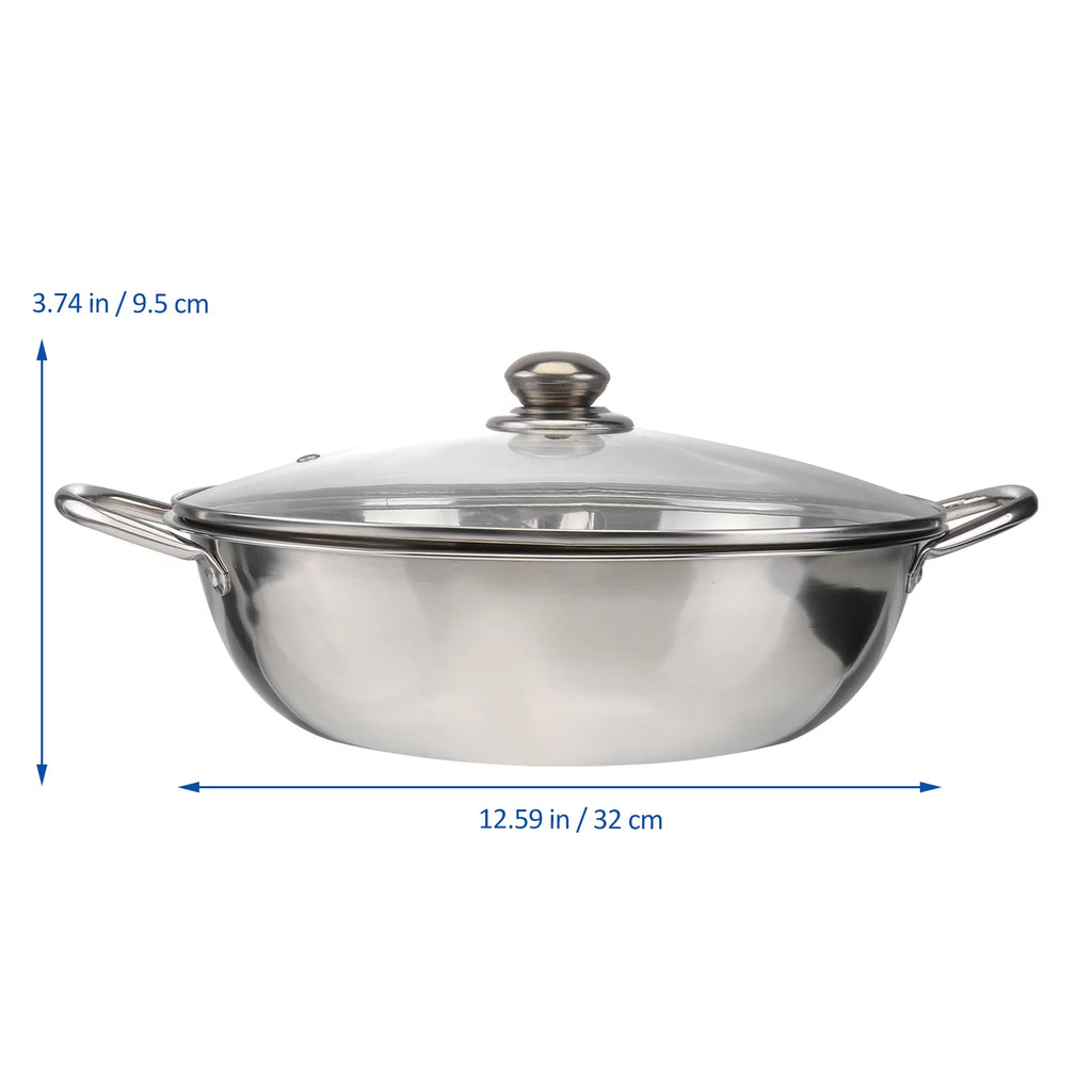 Stainless Steel Induction Cooker Pot with Lid F9813